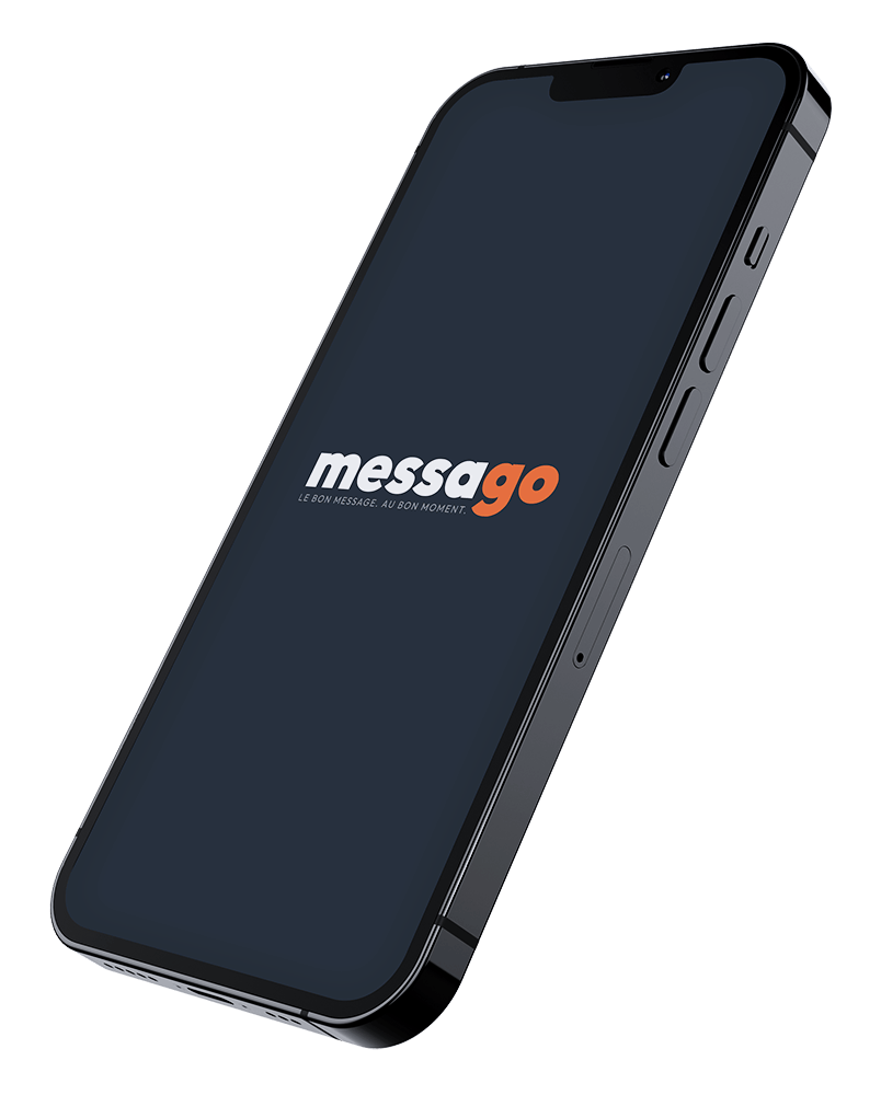 Application Messago sur téléphone